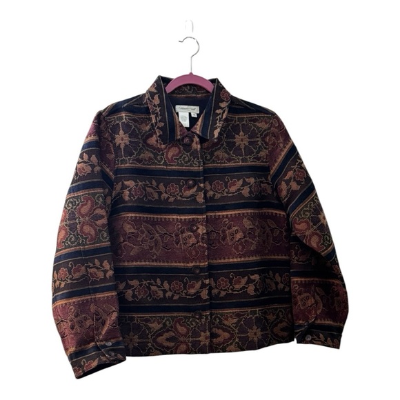 Coldwater Creek Multicolor Patterned Jacket - Picture 4 of 5